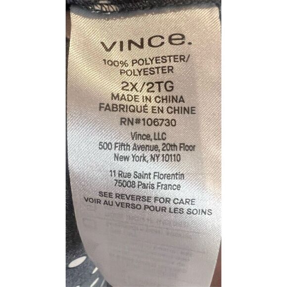 Vince Tossed Dot Draped Knot Skirt in Deep Marine NWT Size 2X - Picture 9 of 9